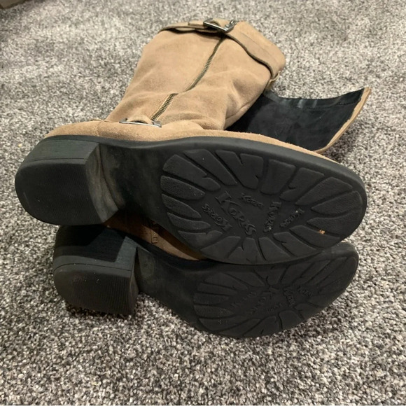 Kork's tan leather boots - Picture 4 of 5